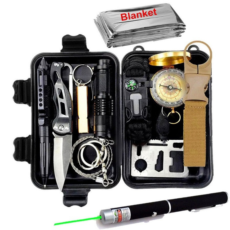 12-In-1 Camping Survival Kit - Image 3