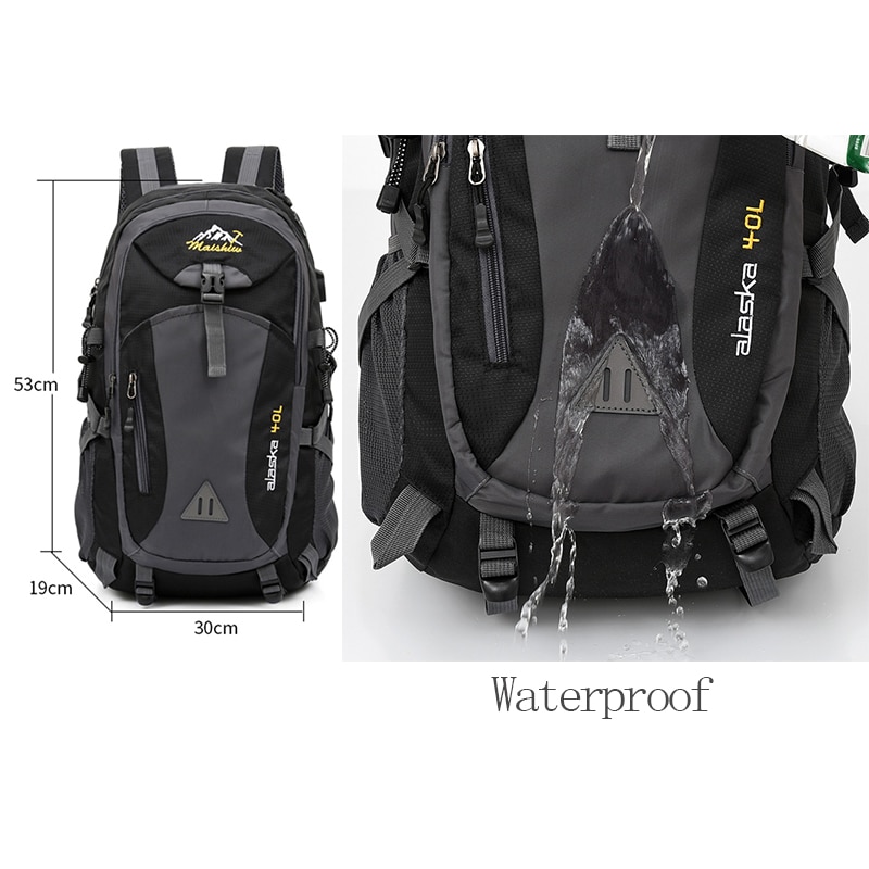 Waterproof Camping Backpack with USB Port - Image 5